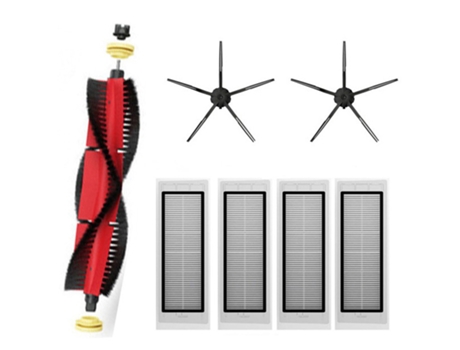 Kit de cepillos laterales con rodillo para Xiaomi Roborock S6 S5 Max S60, aspiradora limpiadora limpiamoquetas, repuesto de accesorios para limpiez...