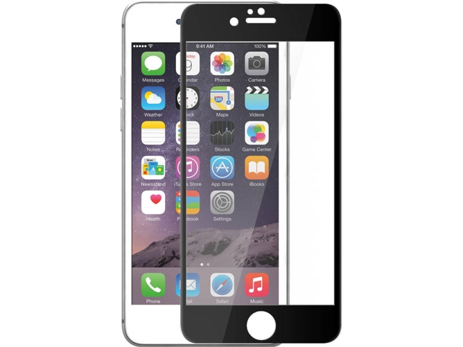 Protector de Pantalla AVIZAR iPhone 6 Plus, 6s Plus Negro