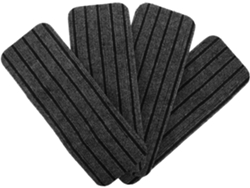 Alfombrillas Antideslizantes De 4 Piezas Para Camping Y Caravanas, Con Cierre De Velcro.