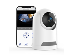 Monitor de bebé con alarma, cámara inalámbrica 5G de 360° para niñera con audio bidireccional y visión nocturna por infrarrojos, Nicecee