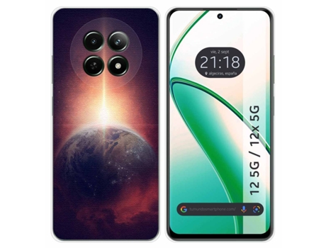 Funda Diseño Tierra para Realme 12 5G 12X 5G TUMUNDOSMARTPHONE Silicona Multicolor