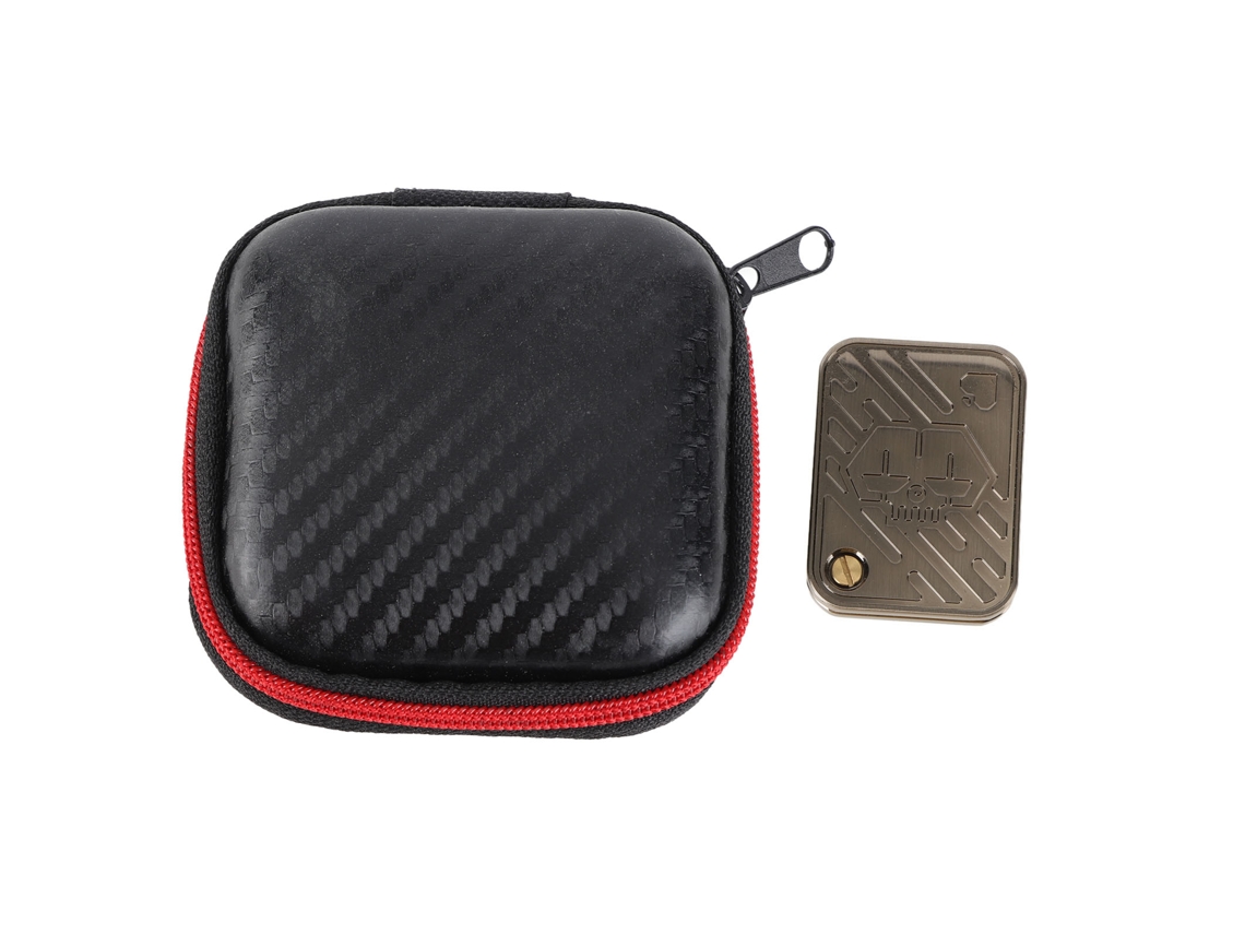 Bjww - Brinquedo de Poker Deslizante para Alívio do Estresse e da Ansiedade, Mini Brinquedo Ergonômico de Metal para Adultos com TDAH
