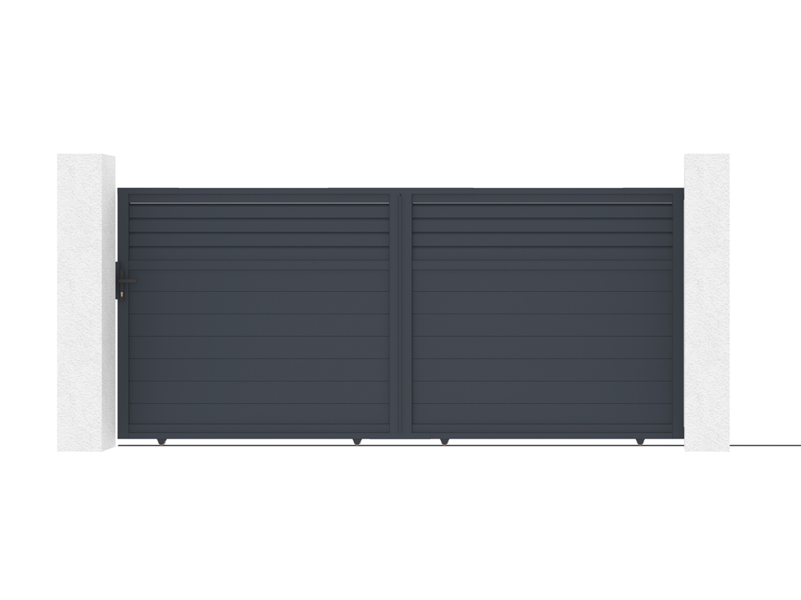 Puerta corredera de aluminio 4m carpatia A.180cm
