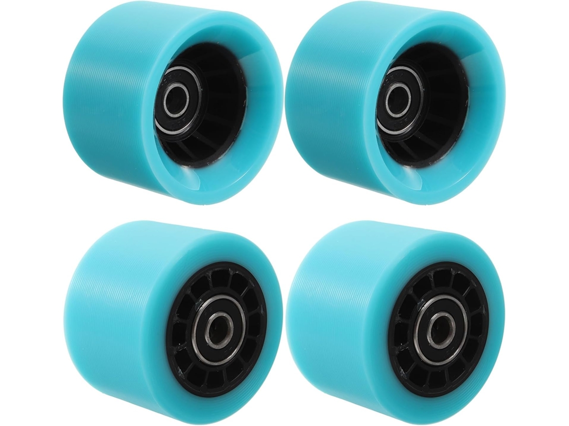 Ruedas De Patines De Doble Fila De 90 Mm, Repuestos Resistentes Para Patines De Ruedas En Superficies Exteriores.