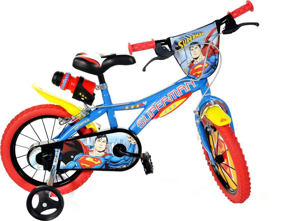 Bicicleta SUPERMAN Azul (Edad Minima: 5 años - 16")
