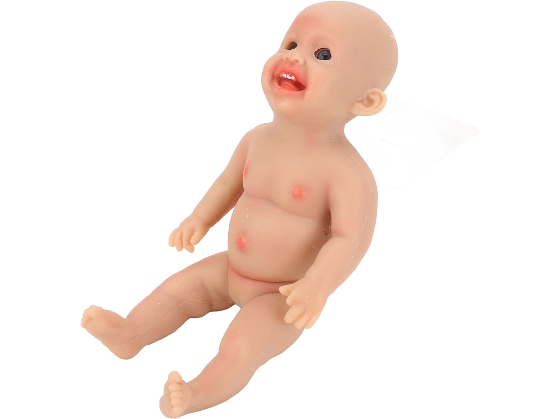 Muñeca Realista De 15 Cm Con Silicona Suave Y Una Linda Carita Sonriente Para Niños Pequeños.