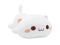 2026-brinquedo De Pelúcia Gatinho Linjou, Almofada De Pelúcia Para Crianças (branco, 50cm)