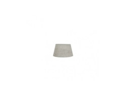 Pantalla Salma E27 Cemento Gris 15dx12dx13h Conica Abierta