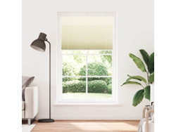 Maison Exclusive - Estor Plisado Crema 115x200 Cm Tela Ancho 114,4 Cm Poliéster