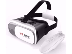 Gafas de Realidad Virtual VR 3D + Mando (Blanco)