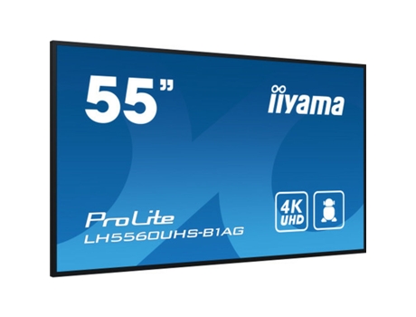 Monitor IIYAMA LH5560UHS-B1AG (Negro - LED - 55" - 4K Ultra HD - 6,5 ms)