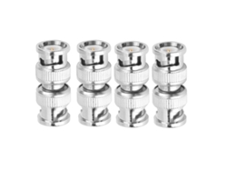 4pcs Conector Bnc Hembra A Hembra Adaptador De Vídeo Coaxial Conector Rf
