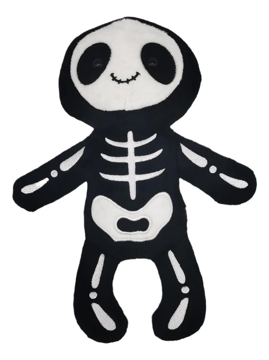 Muñeco de esqueleto de Halloween, muñeco de peluche de hombre esqueleto Namevayotoy
