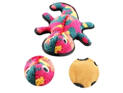 Juguetes de peluche para perros, geckos chirriantes y resistentes para entrenamiento de obediencia, 1 juego Rosewell