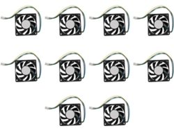 10 Unidades De Ventiladores De Refrigeración Para Cpu De Pc, 70x70x15 Mm, 12 V, 4 Pines, Pwm, Para Carcasa De Ordenador.