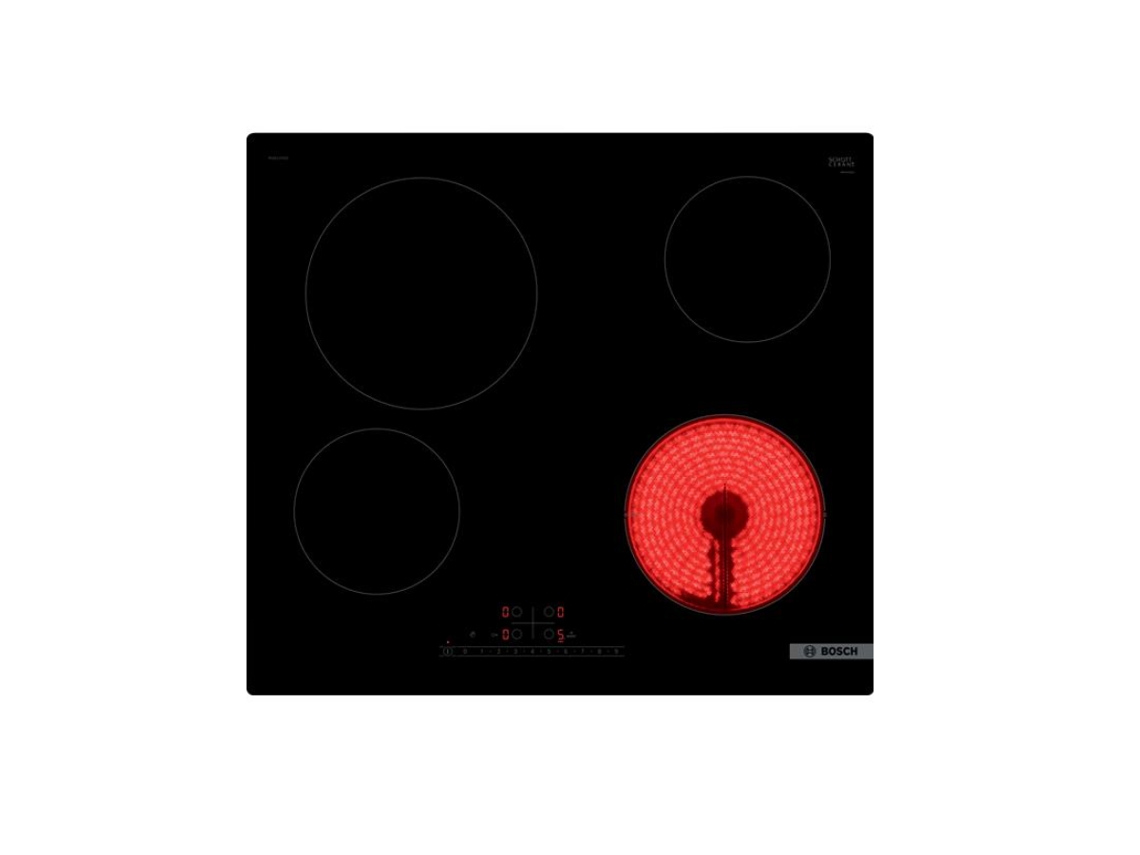 Placa de Vitrocerámica BOSCH PKE611FN8E (Eléctrica - 62 cm - Negro)