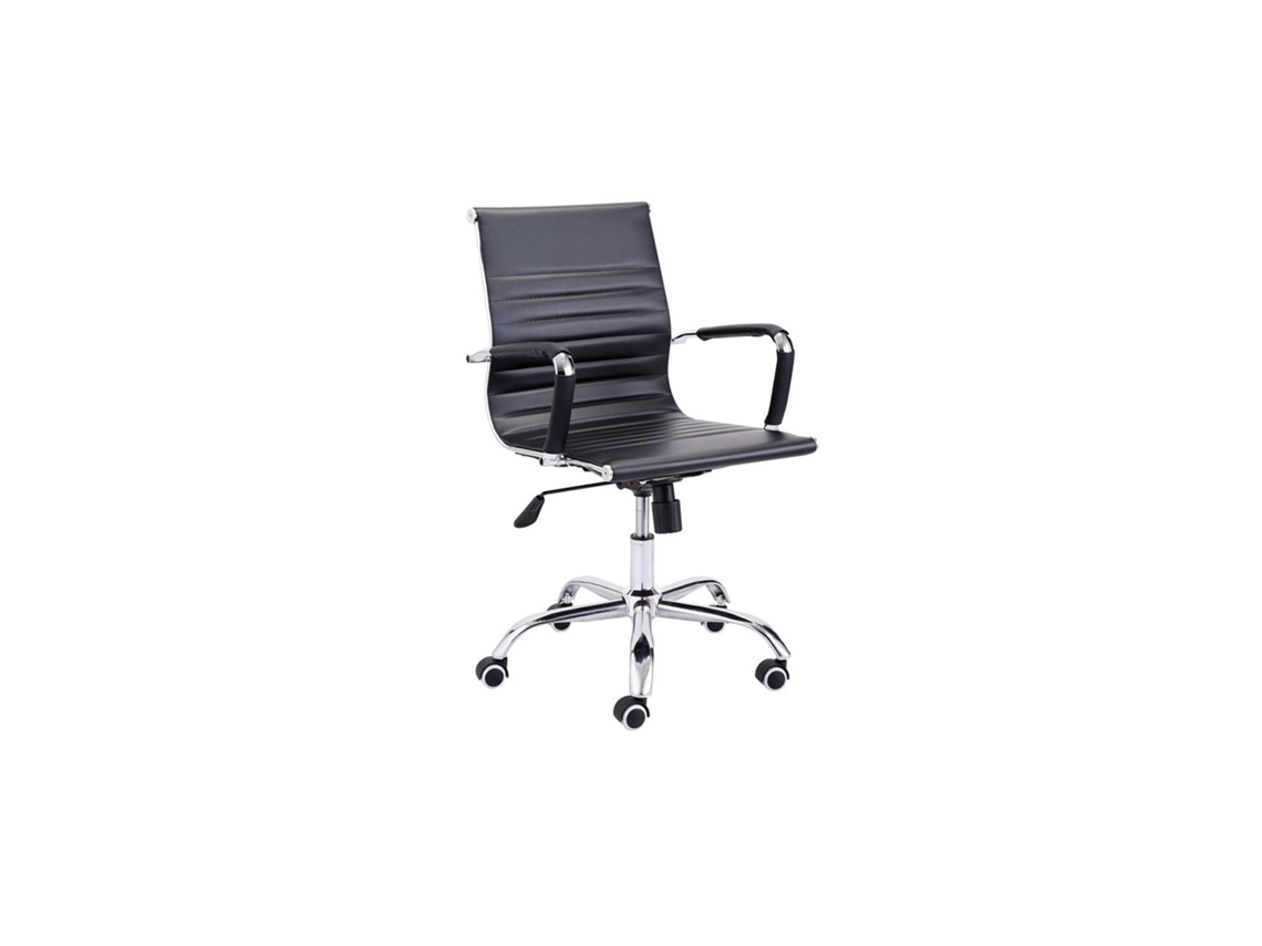 Silla de oficina Lucy Negro 64 x 89-99 x 64cm cm