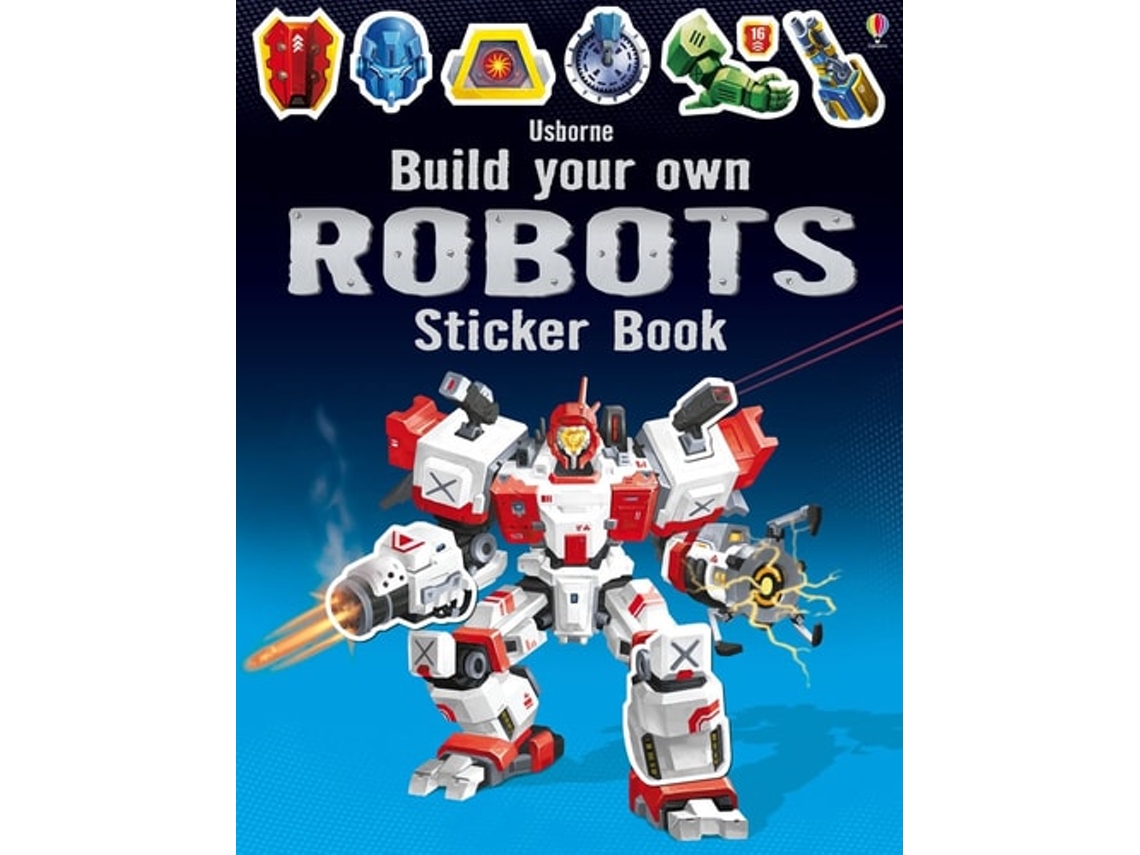 Libro Build Your Own Robots Sticker Book (Inglés)