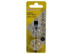 Soporte p/cable transparente blist-2