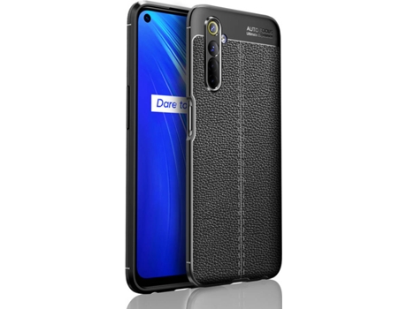 Carcasa Realme 6 Rugged Leather Negro