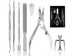 Kit De Herramientas Para Uñas De Pie 7 Piezas, Acero Inoxidable Quirúrgico, Cortauñas Profesional Para Uñas Encarnadas Y Gruesas