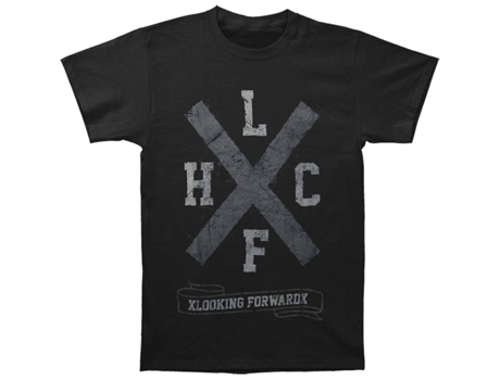 Camiseta ROCKINSTONE xMIRANDO HACIA ADELANTEx Big X (S)