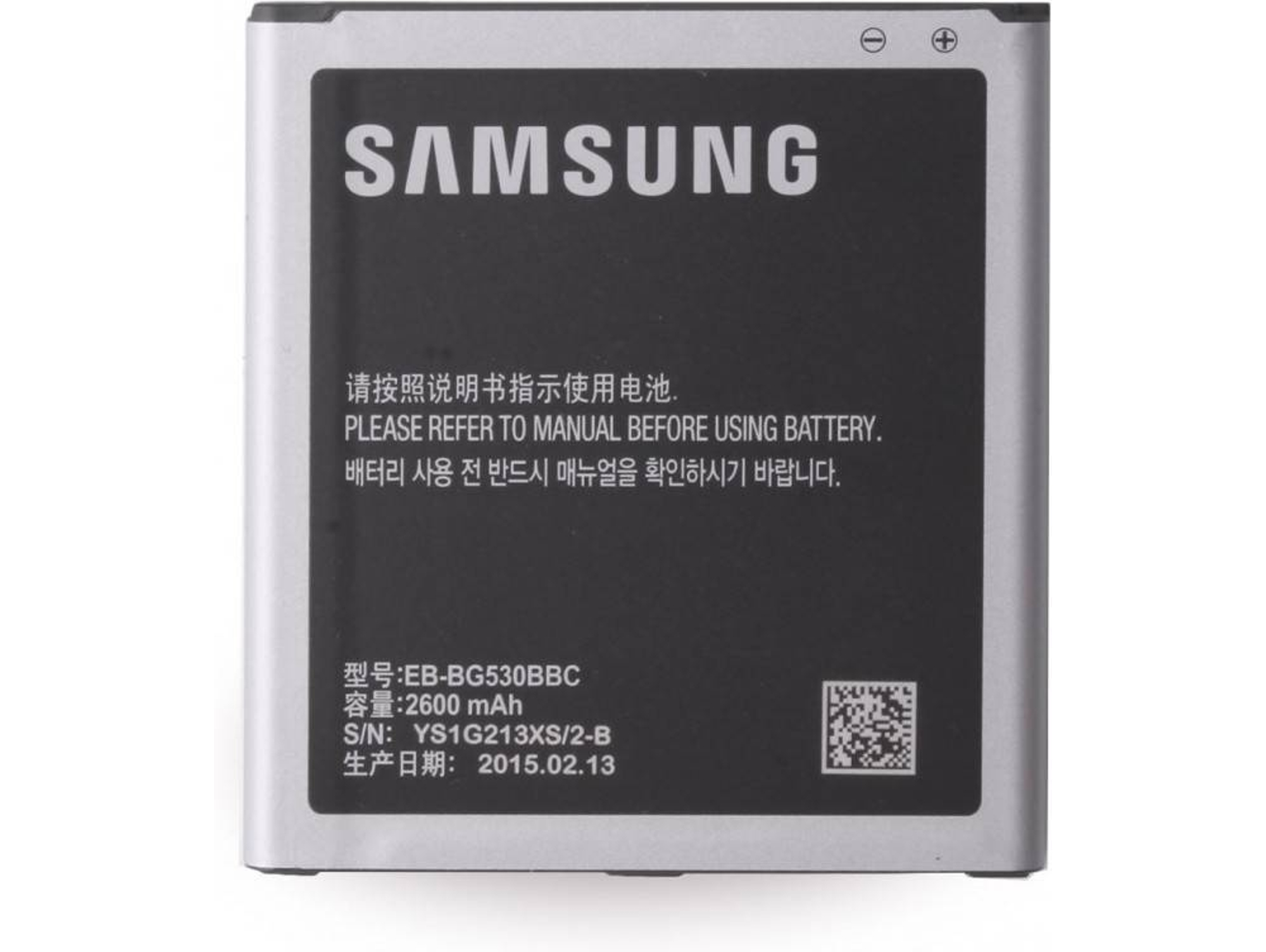 Bateria Samsung EB-BG530BB Li-ion G530F Galaxy Grand Prime 2600 mAh Original EB-BG530BBE