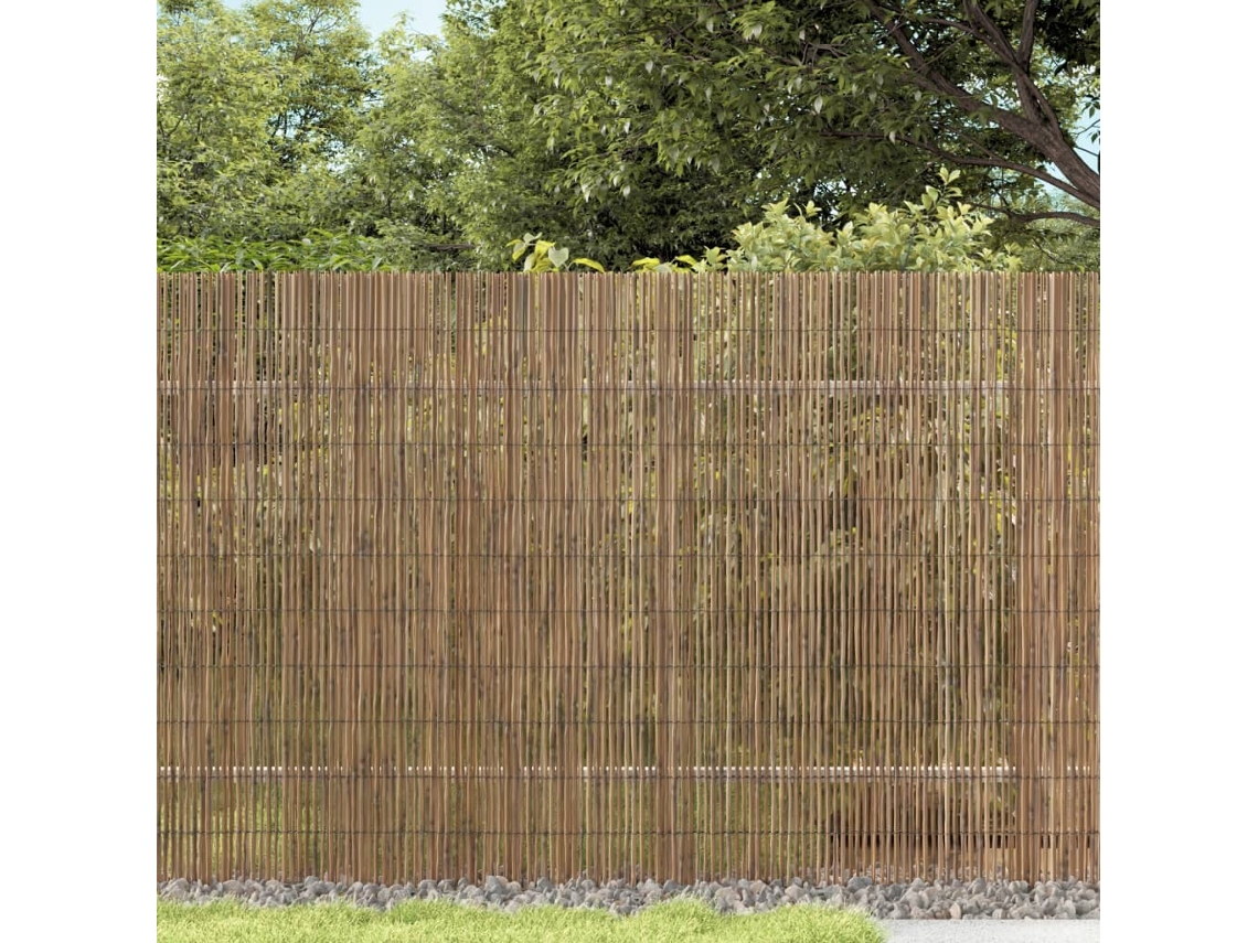 Valla de jardín de caña de 400 x 100 cm, DKD HOME DECOR