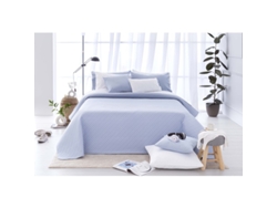 Colcha Boutí Microfibra 4 Estaciones Cama 105- 200X260cm Piqué Azul claro TODOCAMA