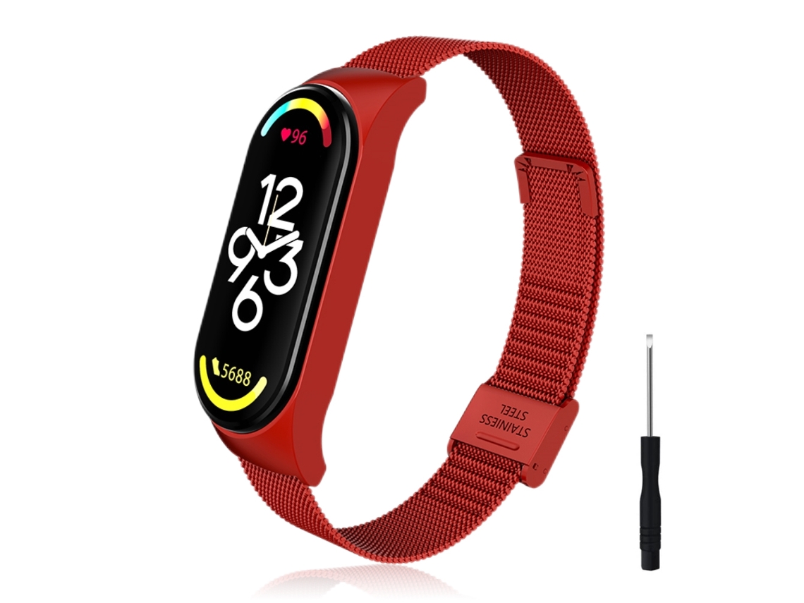 Correas De Repuesto Para Xiaomi Band 7, Correas De Metal De Acero Inoxidable, Resistentes Al Agua, Fáciles De Instalar Con Herramientas.