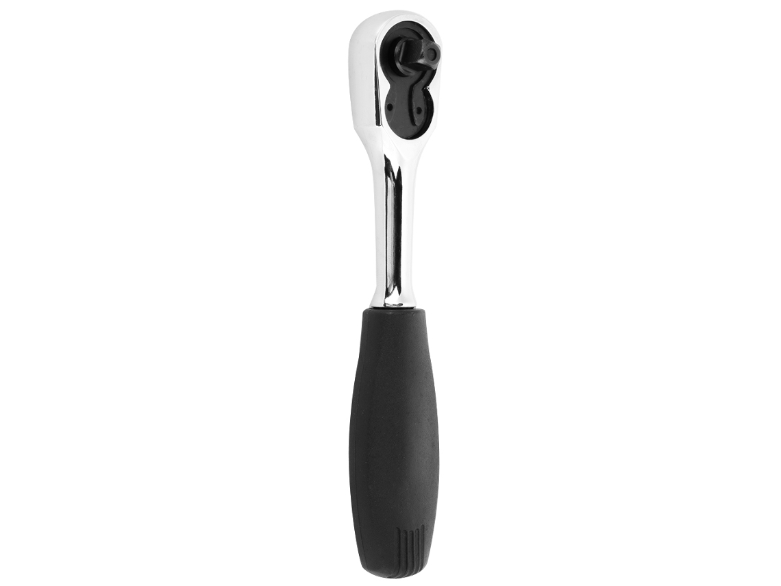 Llave Reversible De Liberación Rápida Para Trampas De Ratas Con 45 Dientes, Cr-v Y Llaves De Vaso De 1/2", 3/8" Y 1/4".