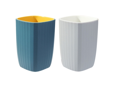 Soporte para cepillos de dientes para baño Caja de almacenamiento para cepillos de dientes con taza de enjuague bucal (mix style4)