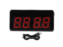 Reloj digital LED Baok con USB para sala de estar, cocina, oficina y uso doméstico (5V CC).