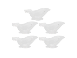 5 Exprimidores De Limón Manuales Portátiles, Con Forma De Pájaro Adorable, Transparentes, Para El Hogar, Restaurante O Cafetería.