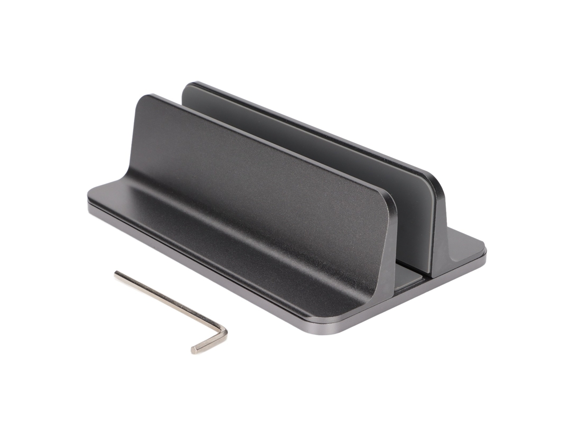 Suporte Para Notebook E Tablet Ajustável Dobrável Em Liga De Alumínio Com Pé Anti-deslizante Para Home Office