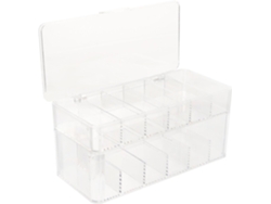 Caja Organizadora De Cables Doble Transparente De Gran Capacidad Para Almacenamiento De Cables.