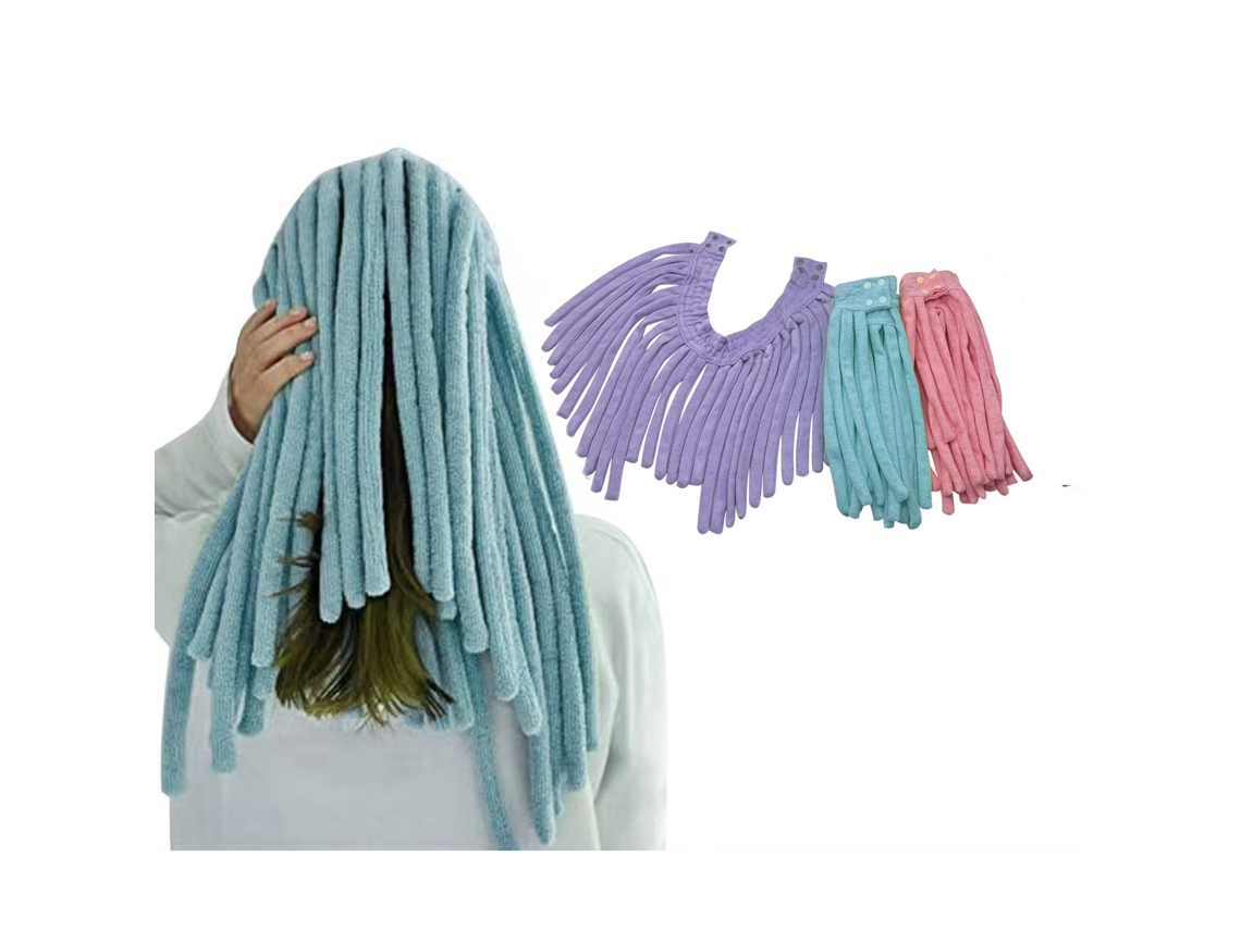Vlrla-pasta-shaped No-heat Cabelo Drying Curling Cap Tool