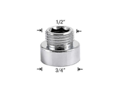 Conector De Válvula De Agua De 1/2" Para Roscas M16, M18, M20, M22, M24 Y M28, Adaptador De Reparación Para Cocina Y Baño.