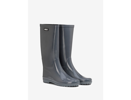 Botas de Mujer AIGLE Lluvia Eliosa Gris (36)