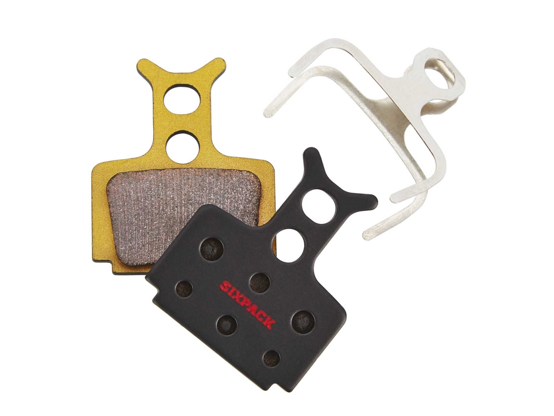 Pastillas de freno metálicas SIXPACK RACING Formula Mega , The One, RX, R1, T1, Cura (2-piston)