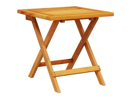 Mesa Auxiliar De Jardín VIDAXL Marrón Madera de acacia (40x40x40 cm)