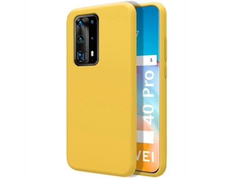Carcasa Huawei P40 Pro TUMUNDOSMARTPHONE Silicona Líquida Amarillo