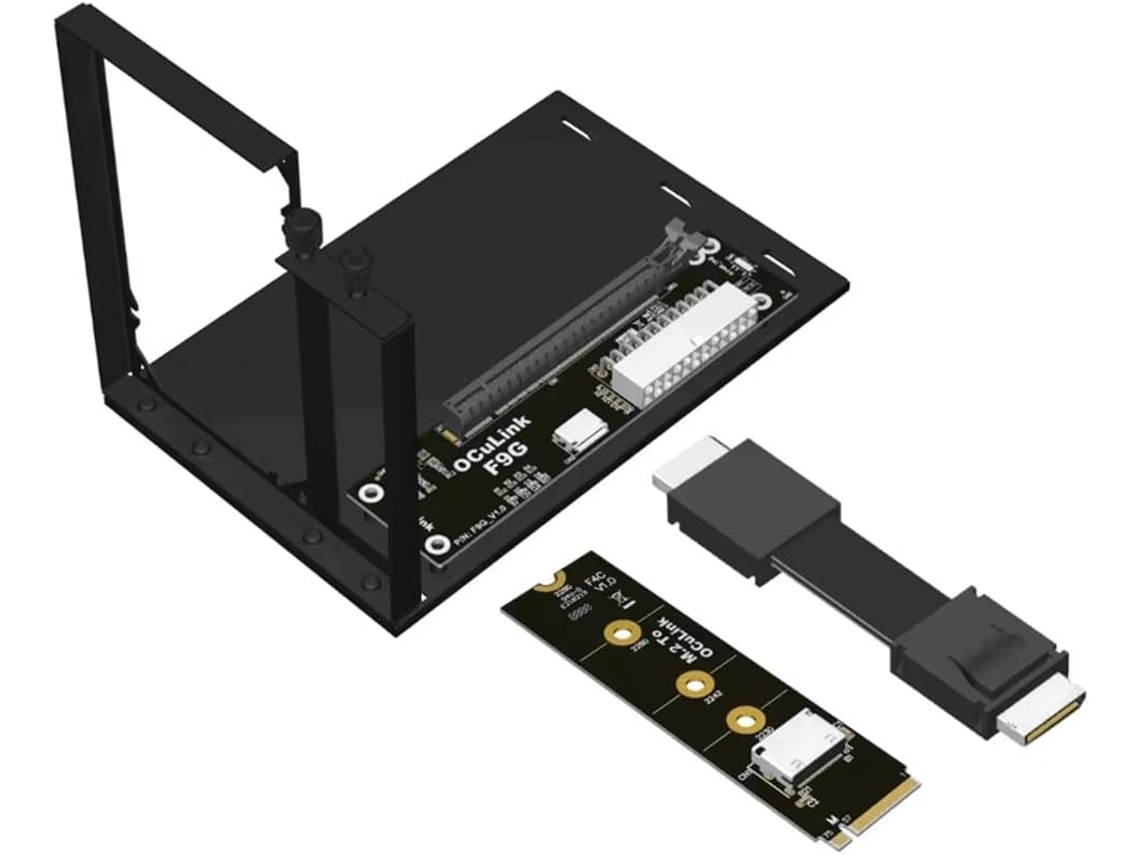 Adaptador De Base Para Gpu Egpu Oculink F9g-f9934-f4c-bk7 M.2 Nvme A Oculink Con