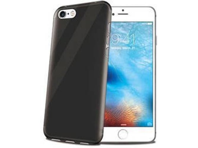 Funda iPhone 7 CELLY Gel Negro