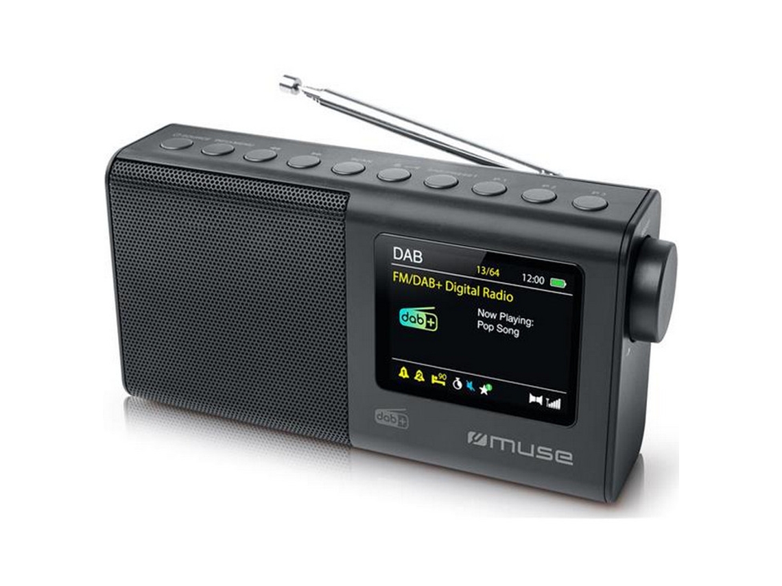 Radio Digital Portátil Negro M117Db