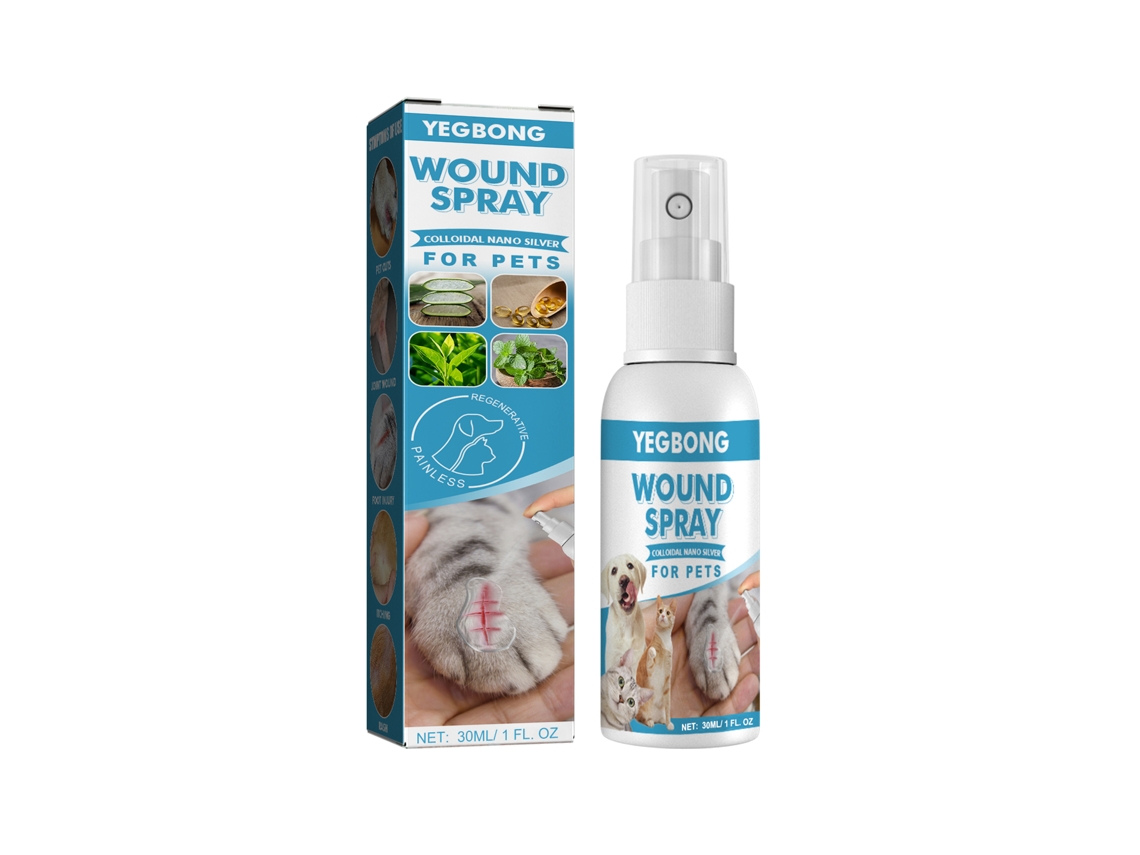 Spray para heridas de mascotas