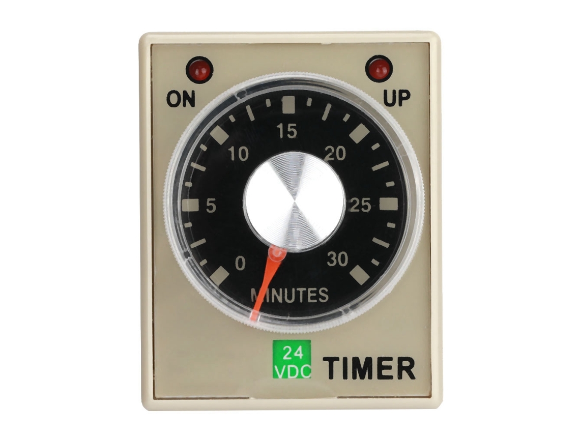 Relé Temporizador De Retardo De 30 Minutos, 24 V Cc, Ah3-3. Bajo Consumo De Energía Y Alta Calidad.