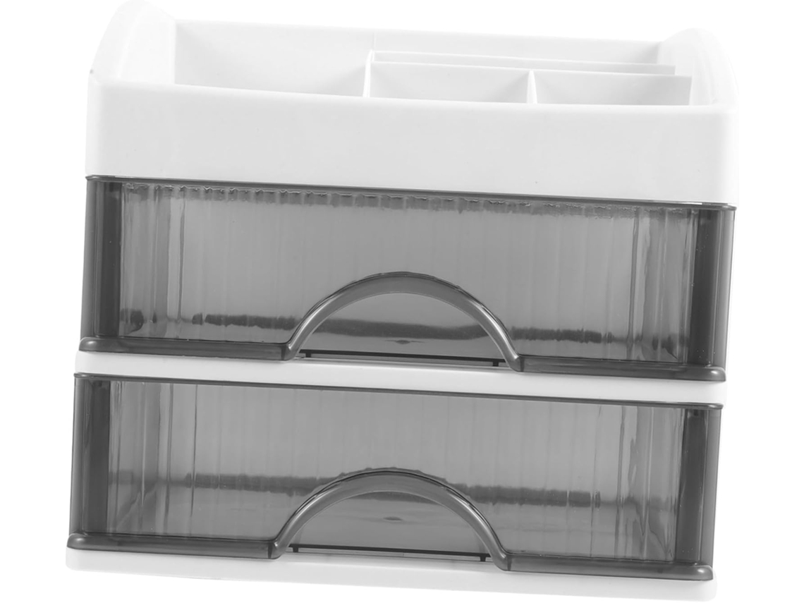 Organizador De Cajones De Plástico, Caja De Almacenamiento Pequeña Para Cajones, Ideal Para Accesorios De Oficina Y Baño.