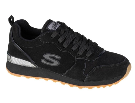 Botas SKECHERS Cuero de Gamuza Mujer (36 - Negro)
