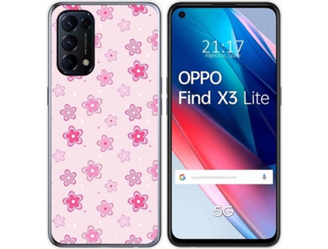 Carcasa Oppo Find X3 Lite TUMUNDOSMARTPHONE Flores